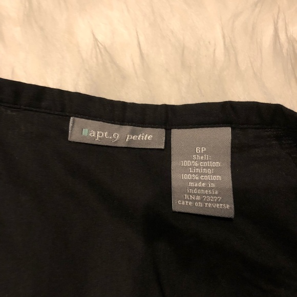 Free! Black skirt lace apt 9 petite skirt size 6 - Picture 3 of 3